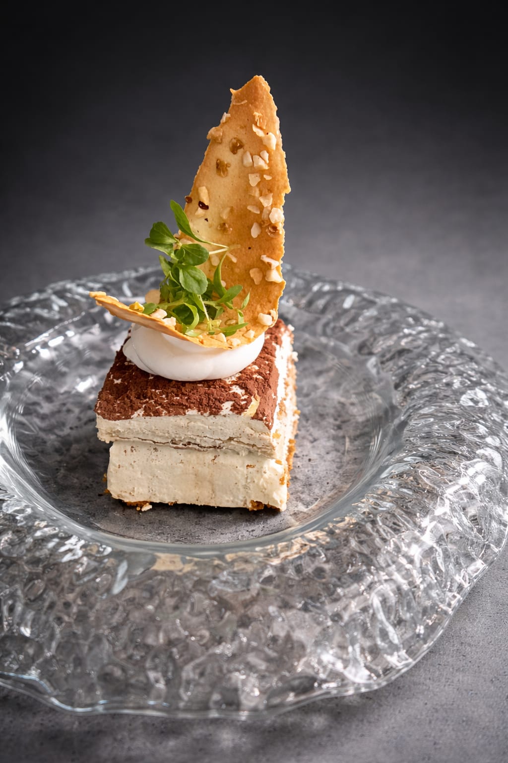 Eigentijds gerecht geserveerd bij Restaurant Bij Blue in Lekkerkerk